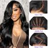 GCOKS Body Wave Lace Front Wigs Human Hair 200 Density Wig for Black Women view 2