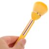 DONFAMDS 2pcs Flower Shaped Makeup Brush Set with Long Handles Blush Brush for Cheeks and Highlighter Concealer for Travel and Daily Use view 4