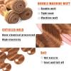 Body Wave Human Hair Bundles 22 24 26 Inches Color #30 Light Brown Virgin Bundle Brown Body Wave Bundles Human Hair Extensions 300G view 3