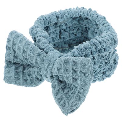 LOORGVEL Bow Headband for Women Soft Elastic Makeup Spa Hairband Non-slip Skincare Head Wrap for Face Washing and Shower