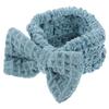 LOORGVEL Bow Headband for Women Soft Elastic Makeup Spa Hairband Non-slip Skincare Head Wrap for Face Washing and Shower view 1
