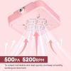 Nail Dust Collector Tech - Mini Nail Fan Dust Collector with 10 Filters view 4