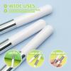 CHICAMPERA 2 Pcs Mini Concealer Brush and Lip Smudge Brush Set, Small round Head Lipstick Blending Tools for Women Makeup Application view 4