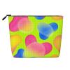 YXLymxDAMAI Candy Color Print Cute Toiletry Bag Large Cosmetic Pouch for Travel Essentials and Birthday Gifts view 1