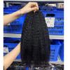 Coarse Curly Kinky Straight Braiding Human Hair Pre Stretched Knotless Feather Crochet Hair Bulk Micro Link Pre Looped 30inch 100g view 3