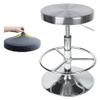 CVGfko Heavy Duty Stainless Steel Rolling Stool with Footrest, Adjustable Height Chair and Free Seat Cushion for Hairdressing, Beauty Salon, Lab, Spa Use,B-One Size view 1