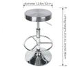 CVGfko Heavy Duty Stainless Steel Rolling Stool with Footrest, Adjustable Height Chair and Free Seat Cushion for Hairdressing, Beauty Salon, Lab, Spa Use,B-One Size view 2