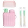 360 Pcs Ear Piercing Cleaning Floss, Disposable Ear Hole Cleaner Piercing Aftercare Cleaning Kit for Women Men (No Cleaning Solution) view 1