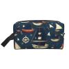 DRTGEDS Nautical Sailing Pirate Theme Printed Travel Storage Pouch, Double Sided Large Bag For Clothes And Personal Accessories view 1