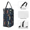 DRTGEDS Nautical Sailing Pirate Theme Printed Travel Storage Pouch, Double Sided Large Bag For Clothes And Personal Accessories view 3