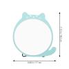 JHKNNK Irregular Wall-Mounted Makeup Mirror with Folding Stand Small Tabletop Vanity Mirror for Bedroom and Office for Student Dormitory Use view 2
