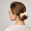 Homoyoyo Plumeria Flower Hair Tie Hawaiian Flower Hair Scrunchie Ponytail Holder for Women Lightweight Accessories for Beach Vacations Festivals Parties Spring Outfits 4.33 X 4.33 X 1.18 in view 4