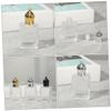 CTIRCHIU 3pcs 15ml Glass Perfume Roll-on Bottles Set, Portable Empty Essential Oil Sample Containers with Electroplated Gold, Silver, and Black Caps for Travel and Aromatherapy view 3