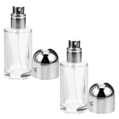LABRIMP 2 Pack 24ml Glass Perfume Bottles for Travel and Daily Carry