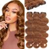YESHURAY #30 Light Brown Bundles Body Wave Human Hair 24 26 28 Inch view 1