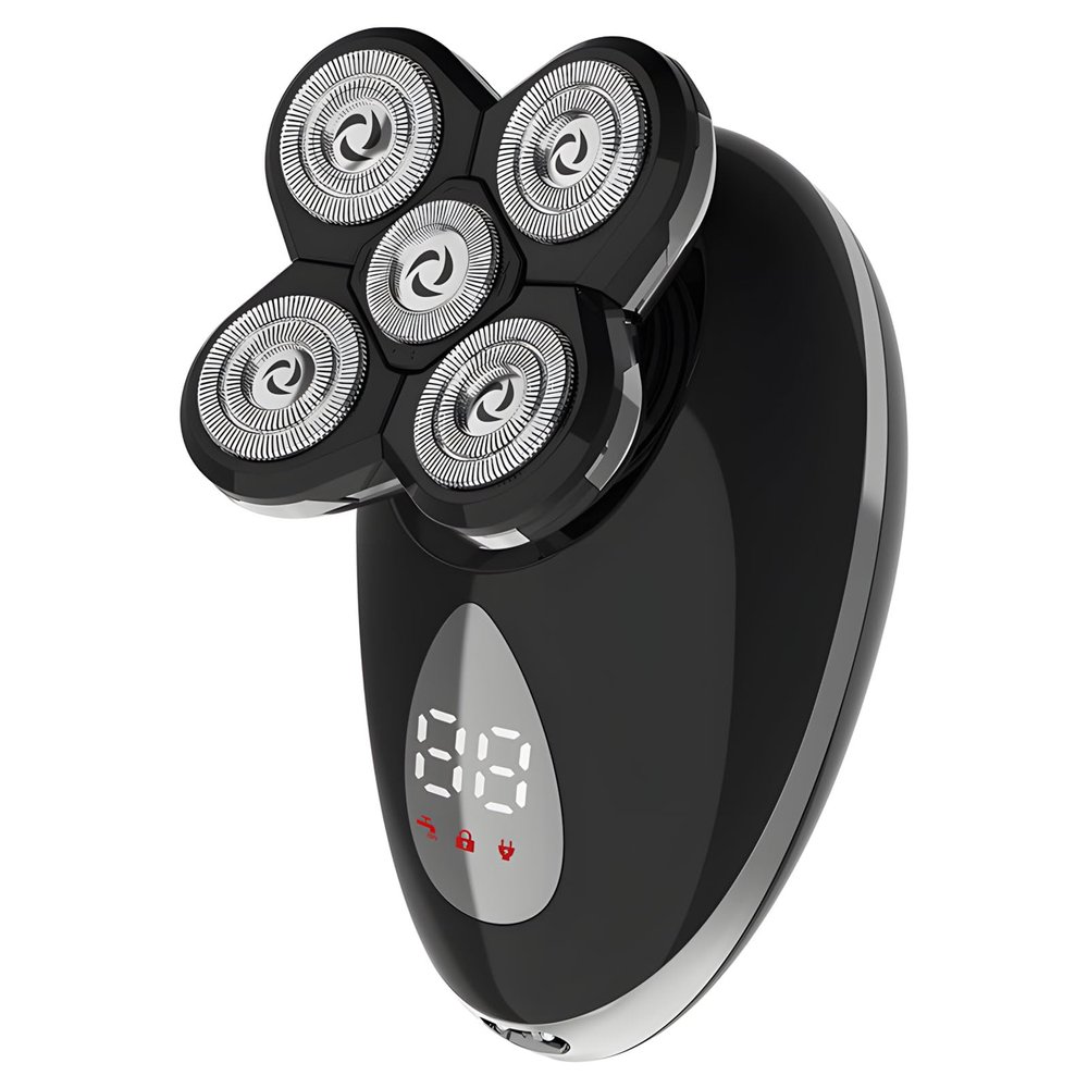 SPONGL 5D Floating Electric Shaver for Women Featuring USB Power and LCD Display for Accurate Hair Removal On Face Body and Leg