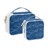 sanluoli 2 Pack clear men toiletry bag TSA approved transparent makeup bag organizer Mens shaving kit view 2