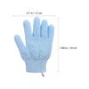 Toyvian 12pcs Exfoliating Bath Gloves Set with Hanging Loop, Nylon Body Scrubbing Mitts for Shower and Skin Care, Comfortable Five-finger Gloves for Men and Women at Home view 2