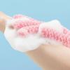 Toyvian 12pcs Exfoliating Bath Gloves Set with Hanging Loop, Nylon Body Scrubbing Mitts for Shower and Skin Care, Comfortable Five-finger Gloves for Men and Women at Home view 4