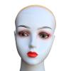 Menolana Synthetic Fiber Hair Mannequin Head with Hat - Professional Hairdressing Training Model view 3
