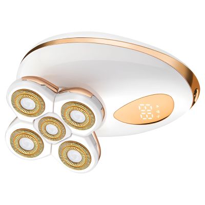 SPONGL 5D Floating Electric Shaver for Women Featuring USB Power and LCD Display for Accurate Hair Removal On Face Body and Leg