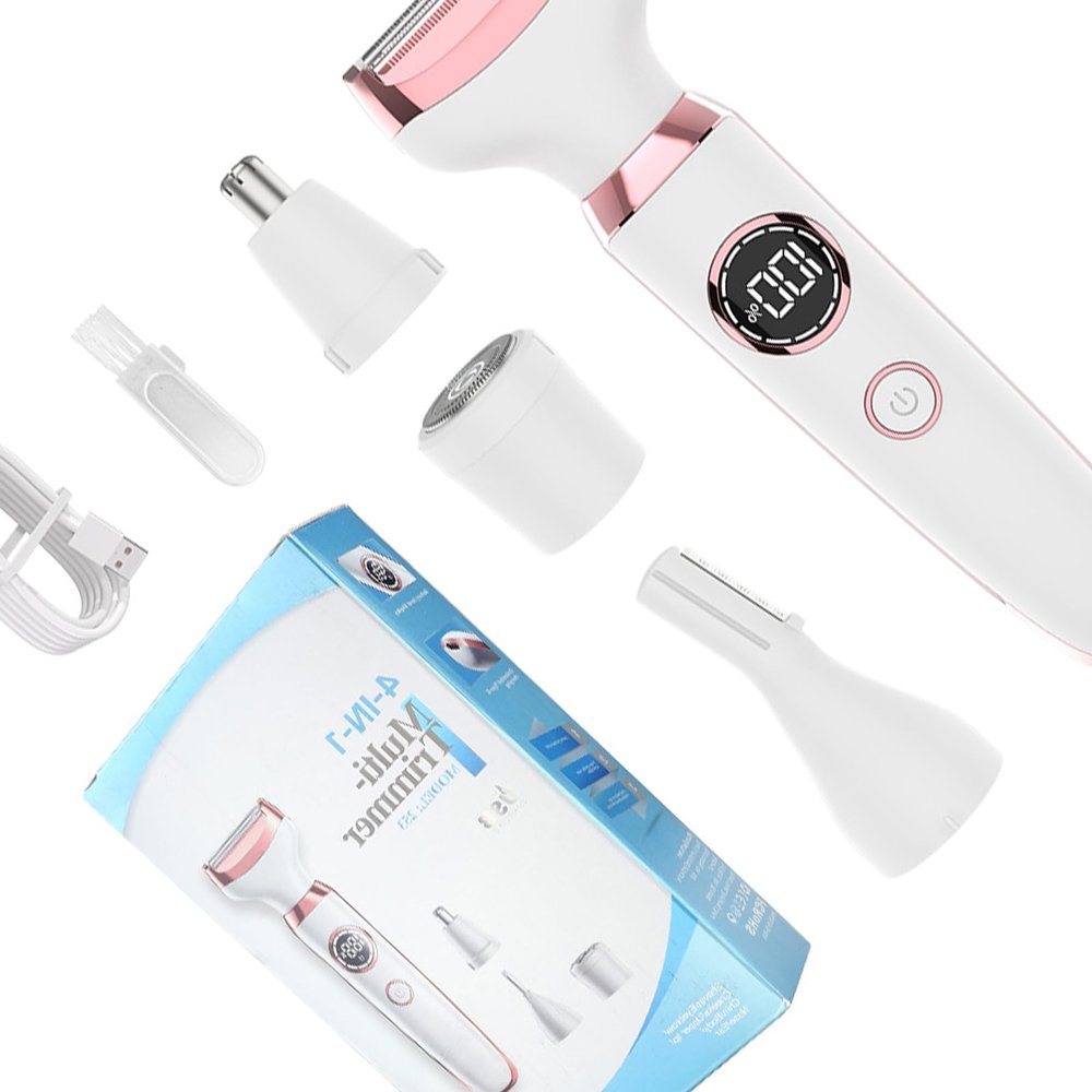 SPONGL Women' in 1 Multifunctional Body Shaver with R Type Rounded Head for Gentle Hair Removal Distance Efficient Grooming LED