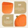 UKCOCO Multipurpose Rotatable Cosmetic Organizer Makeup Holder Skincare Product Storage Tray Desktop Vanity Organizer Plastic Makeup Container for Home Use view 4