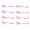 BIUDECO 8pcs Facial Cleansing Brush and Nail Dust Scrubber Set, Round Head Manual Face Pore Brush for Deep Exfoliating and Skin Cleaning, Suitable for Daily Beauty Care Random Color view 1