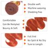 Fumuakoor 28 30 32 Inch Color #350 Bundle Orange Body Wave Human Hair Bundles Unprocessed Virgin Hair Ginger Body Wave Bundle 50 Gram Per Bundle view 3