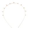 DIYEAH Alloy Pearl Bridal Headband Hairband for Women Wedding Party Hair Accessory Gold Rhinestone Decorative Headdress view 1