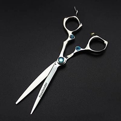 Premium 6.0 Japanese Hair Cutting Scissors - Professional Silver Hairdressing Shears For Stylists & Barbers - Precision Haircutting Tools