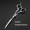 Premium 6.0 Japanese Hair Cutting Scissors - Professional Silver Hairdressing Shears For Stylists & Barbers - Precision Haircutting Tools view 2
