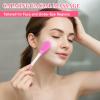 5 Pcs Facial Cleansing Brush Pore Brush for Face 2 in 1 Face Scrubber Soft Pore Brushes Multi-Function Mask Applicator for Skincare Routine DIY Masks view 3