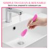 5 Pcs Facial Cleansing Brush Pore Brush for Face 2 in 1 Face Scrubber Soft Pore Brushes Multi-Function Mask Applicator for Skincare Routine DIY Masks view 4