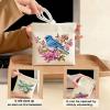 ARTopet 9Pcs Small Makeup Bag for Purse Diamond Art Painting Portable PU Coin Pouch Single-sided Diamond Dots Cosmetic Bags for Women Headphones Jewelry view 2