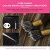 Hetto Nano Hair Extensions Human Hair #4/4/27 for Women 20in 50g view 3