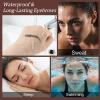 10 Sheets Waterproof Eyebrow Tattoos Stickers, Temporary Peel Off Stick On Fake Eyebrows, Long Lasting Natural Brow Tattoo Grooming Shaping Stickers for Women view 4