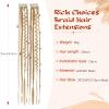 Rich Choices Clip in Braid Hair Extensions Boho Dreadlock Braids view 2