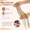 Rich Choices Clip in Braid Hair Extensions Boho Dreadlock Braids view 3