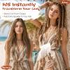 Rich Choices Clip in Braid Hair Extensions Boho Dreadlock Braids view 4