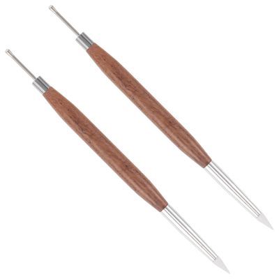 VOSAREA Dual-Ended Nail Art Sculpting Tools 2-piece Set