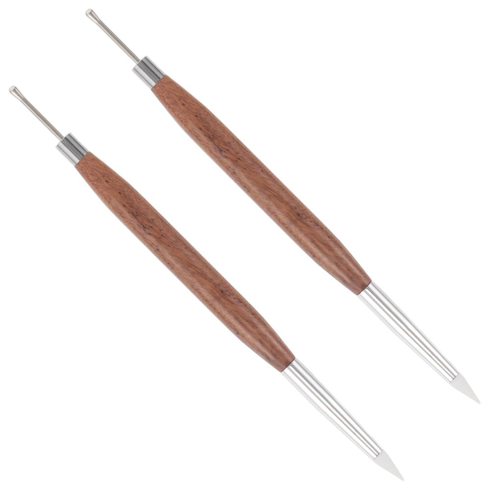 VOSAREA Dual-Ended Nail Art Sculpting Tools 2-piece Set