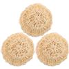 Sisal Shower Balls, 3 Pack Round Body Scrubbers for Washing view 1