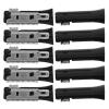 HOMOCONO 10pcs Electric Eyebrow Trimmer Replacement Blades Black Dual-head Razor Accessories for Womens Facial Hair Removal and Portable Grooming view 1