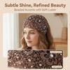 Lace Pearl Hollow Elastic Headwrap Boho-Chic Crystal Embellished Wide Headbands Elegant Wide Floral Headbands Luxury Hair Accessories for Weddings Vacations & Daily Styling 3 Pcs view 3