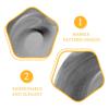 MAGICLULU Porcelain Shave Bowl with Marble Pattern Small Shaving Soap Bowl Decorative for Wet Shaving Grooming view 3