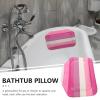 Hoement Bathtub Pillow with Suction Cups, Soaking Tub Headrest Cushion, Foam Bath Neck Support for Spa, Bathroom, and Hot Tub Relaxation view 3