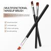 BETOOKY 6 Pcs Professional Eyebrow Makeup Brush Set 3 Angled Brow Brushes for Eyebrow Shaping and Eyeshadow Blending Travel Makeup Tools view 3