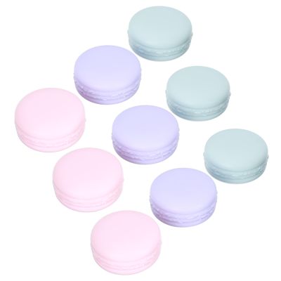 30pcs 10ml Macaron Colorful Cosmetic Cream Jars with Lids, Refillable Empty Plastic Containers for Facial Mask, Eye Gel, Lotion Samples, Travel Skin Care Storage Style