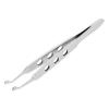 MALUGOGO Professional Stainless Steel Eyelid Tweezers Small 3x4cm Meibomian Gland Expressor for Eye Massage and Eyelid Blockage Relief Tool for Dry Eye Care view 1